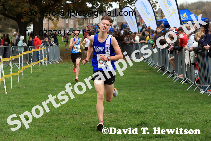 Mens Under-17s relay, 2025 Northern Cross Country Relays, Graves Park, Sheffield. Photo: David T. Hewitson/Sports for All Pics